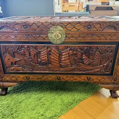 【愛品館八千代店】アンティーク収納箱(W1010)の画像