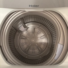 早い者勝ちハイアール洗濯機の画像