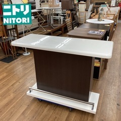 S110 ⭐ NITORI ニトリ バーカウンター フーガ120 幅120cm USEDの画像