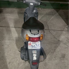 スズキ　レッツ4  シルバー  原付　バイクの画像