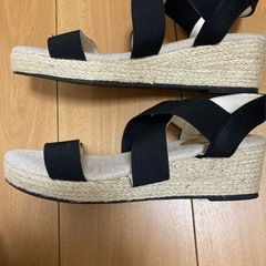 ウェッジソール　サンダル　レディースの画像