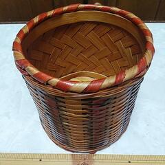 竹製の小物入れ　鉢カバーにも・・・の画像