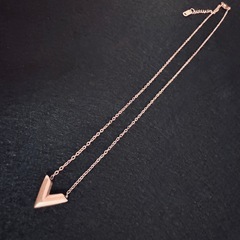 *《低アレルギー》*ステンレス＊Vネックレスの画像