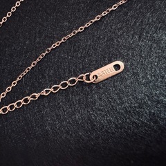 *《低アレルギー》*ステンレス＊Vネックレスの画像