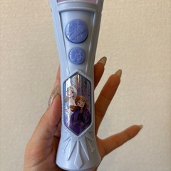 新品　アナと雪の女王　マイク型おもちゃの画像