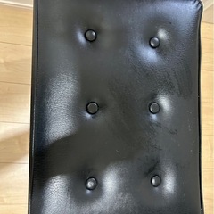 レザー張り　高低ピアノ椅子の画像