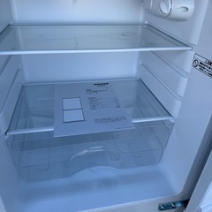 2022年製ニトリ2ドア冷蔵庫106Lホワイトの画像
