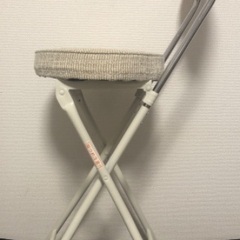 折りたたみチェア　椅子　キッチンなど　新品同様の画像