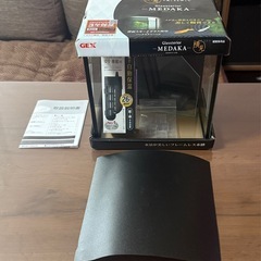 GEX Glassterior -MEDAKA- & GEX SAFE COVER AUTO HEATER 36 の画像