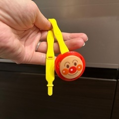 アンパンマン　おしゃぶり入れ　おしゃぶり紐付きの画像