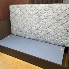 シングルベッド・マットレス付きの画像