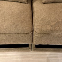 【無料】ソファ ベッド　収納・オットマン付きの画像