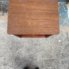 ナイトテーブル　ベッドサイドテーブルcontr takashimaya co.ltd aa-h-00600b 1960　の画像
