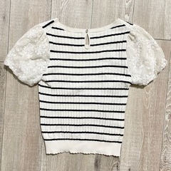 Feroux フェルゥ 半袖ニットトップス Mの画像