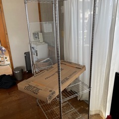 決まりました！[美品]スチールラック　サビもないです！の画像