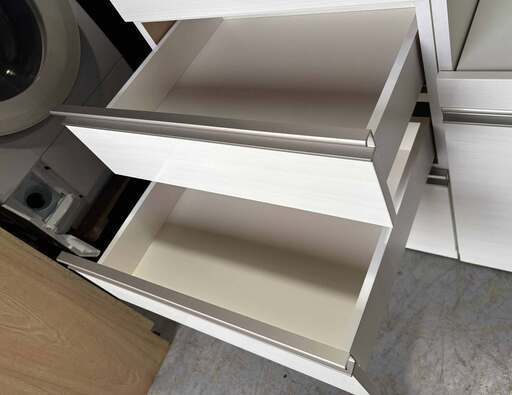 NITORI LIGARE シリーズ GH-120KB-WH キッチンボード 120cm 食器棚