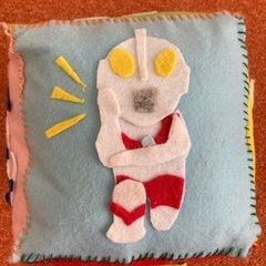 ハンドメイド　布　サイコロ　の画像