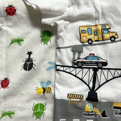 8/17に削除 90 西松屋 Tシャツ7枚セットの画像