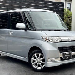 安心の総額表示！車検満たん★ダイハツタントカスタムXリミテッド禁煙車★電動スライドドアBluetoothナビTVの画像