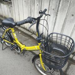 【ほとんど新品】折り畳み自転車 20インチ 6速ギアの画像