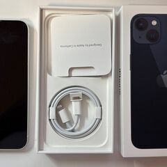 【美品】画面・背面傷なしApple iPhone 13 ホワイト 本体128GBの画像