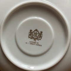 スタンド付　オリエントエクスプレス　カップ＆ソーサー　2セットの画像