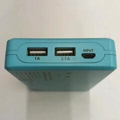 0810-188 モバイルバッテリー 10400mAh 5v1A＆2.1Aの画像