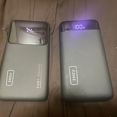 【決まりました】【美品】INIU 10000mAh20000mAhモバイル バッテリーセットの画像