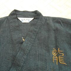 和服店購入、甚平さん上下、龍の刺繍付き、120～140cm 男の子の画像