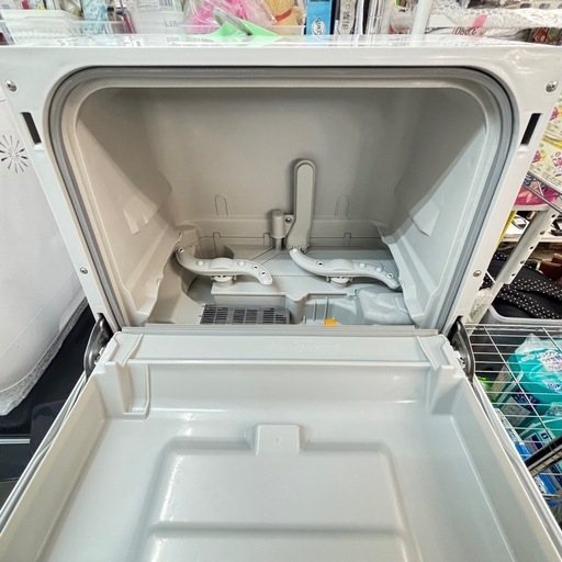 【食器洗い乾燥機24L】3人分(約18点)　Panasonic　2020年製　NP-TCR4　据え置き・卓上　前開き式　和光市　朝霞市 食器洗い乾燥機 プチ食洗 ホワイト NP-TCR4 [～3人用 /設置工事必要 