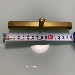 真鍮製のペーパーウエイト アンティークの画像