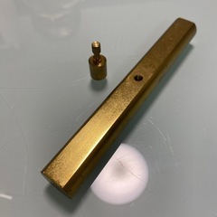 真鍮製のペーパーウエイト アンティークの画像