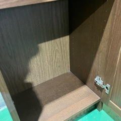 棚　シェルフ　物置　家具　インテリア　収納棚　収納家具　茶色　ブラウン　玄関収納　キッチン収納【横40.2奥30.4高107】の画像