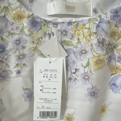 新品タグ付き未着用♡toccoの花柄ワンピース(ベルトなし)です☺️の画像