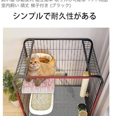 猫のゲージとキャリーの画像