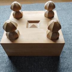 将棋盤　駒2つの画像