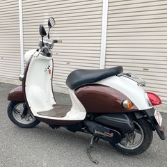 【ブラウンメタリックに塗装❗️】ヤマハ ビーノ sa26j【オイル、フィルター、新品交換】の画像
