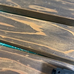 木製テーブル脚4本の画像