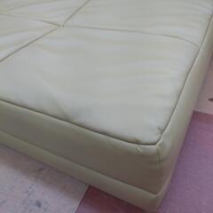 ★限定SALE20%OFF★《尼崎市/リサイクルショップドリーム次屋店》合皮 2Pソファ キャメル 中古品 ☆尼崎市若王寺☆の画像
