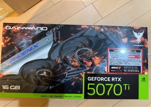 GAINWARD GeForce RTX 5070Ti (8/8購入)