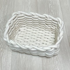 編み物風 小物入れの画像