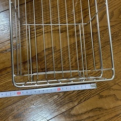ステンレス製 水切りカゴ 水切りラックの画像