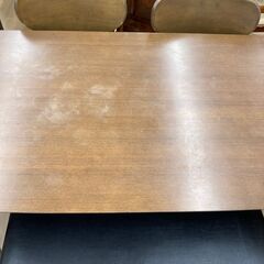★ジモティ割引あり★【リユースのサカイ野々市店】ダイニングセット4人用 色 (幅)120cm×(奥行き)74cm×(高さ)69cm ※クリーニング済みの画像