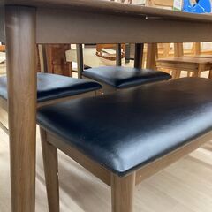 ★ジモティ割引あり★【リユースのサカイ野々市店】ダイニングセット4人用 色 (幅)120cm×(奥行き)74cm×(高さ)69cm ※クリーニング済みの画像