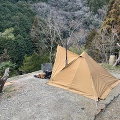 WAQ Alpha TC 1人用テント ソロ用テント ワンポールテント キャンプの画像