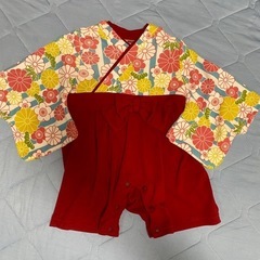 ベビー袴 ロンパース 女の子の画像