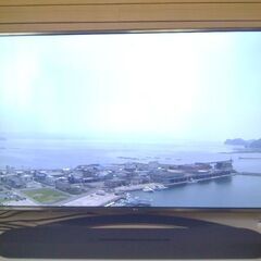 ジャンク品LG55インチ液晶テレビ説明書つきの画像