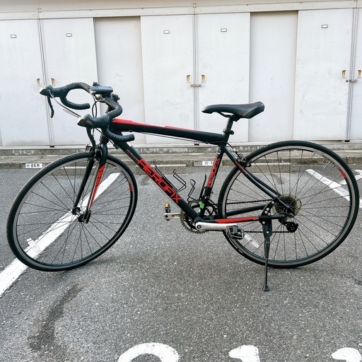 AERODTX ロードバイク 黒/赤 700C AERODTX ロードバイク 自転車 赤 黒