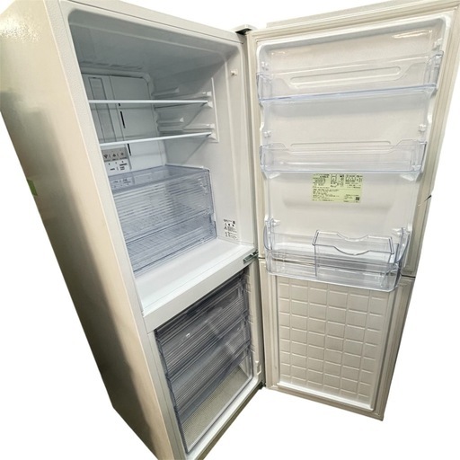 【GMW164冷蔵庫280L】SHARP　2020年製　SJ-PD28J-W　右開き　2ドア　ファン式　