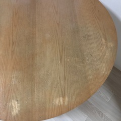 ダイニングテーブル　円形　90cm 　椅子セットも可の画像
